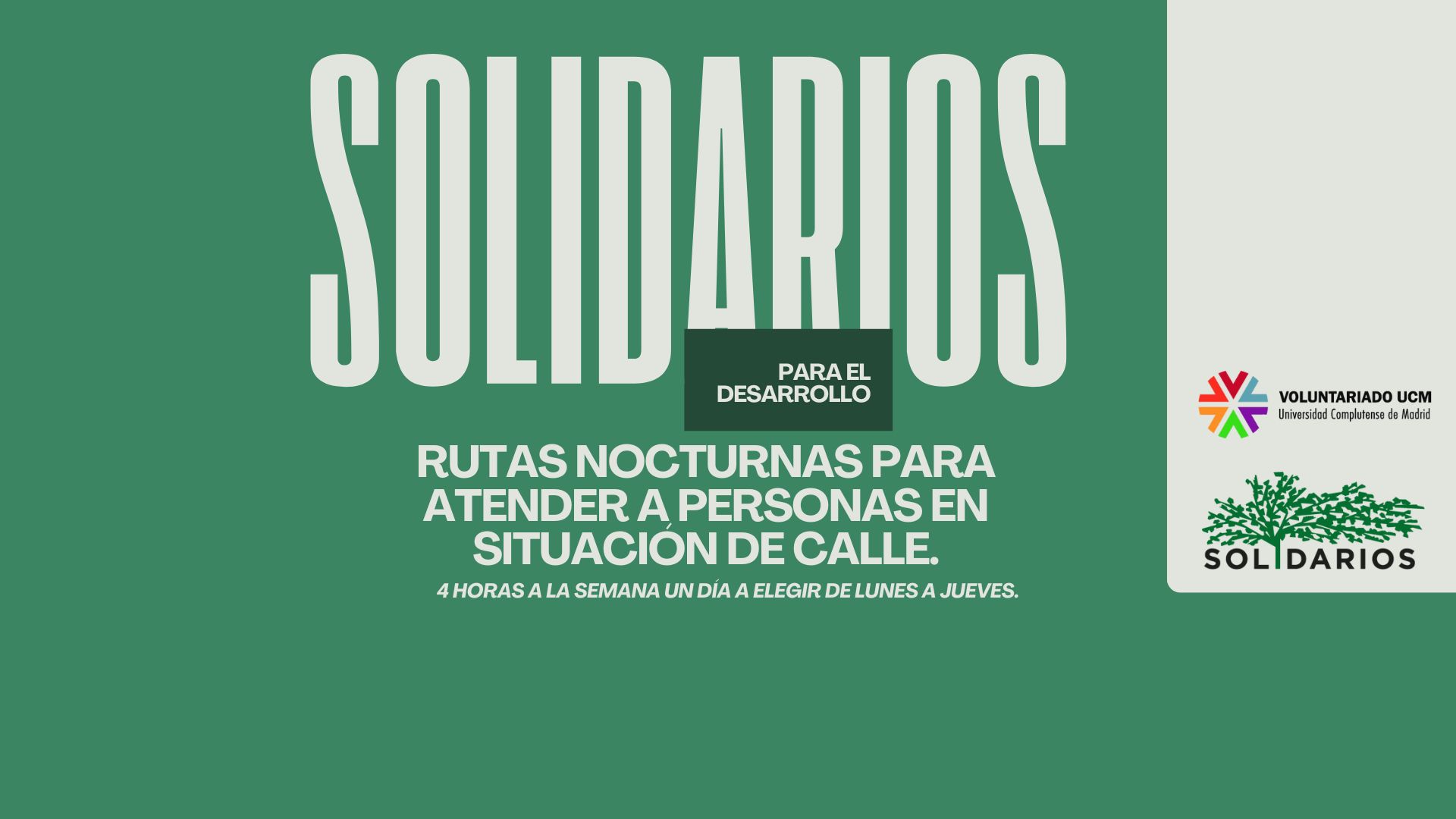 Acompañamiento a personas sin hogar 